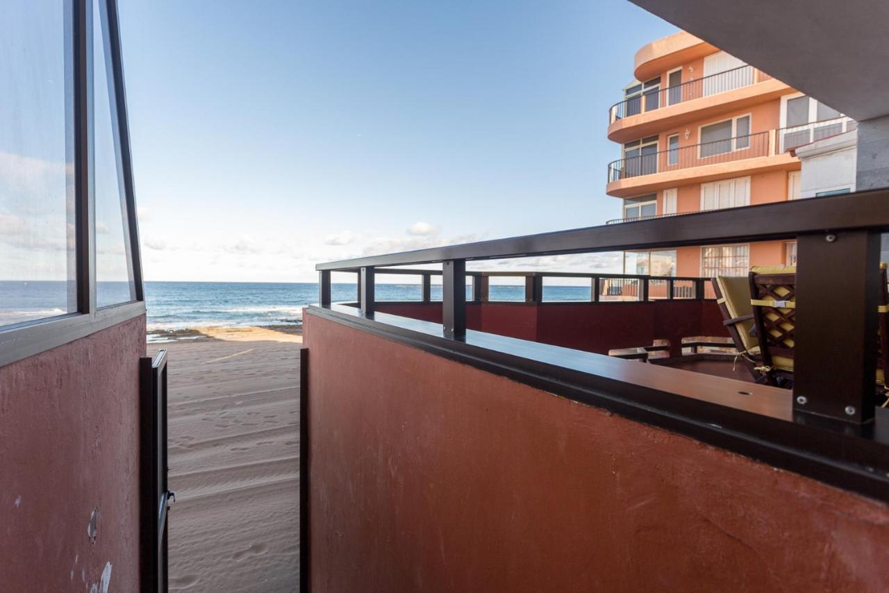 Front Line Beach With Fantastic Terrace. Telde Exterior photo