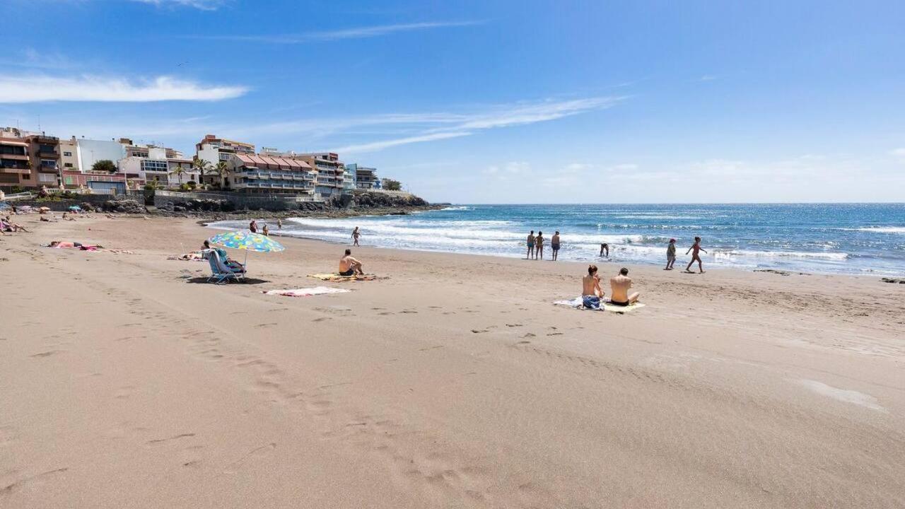 Front Line Beach With Fantastic Terrace. Telde Exterior photo