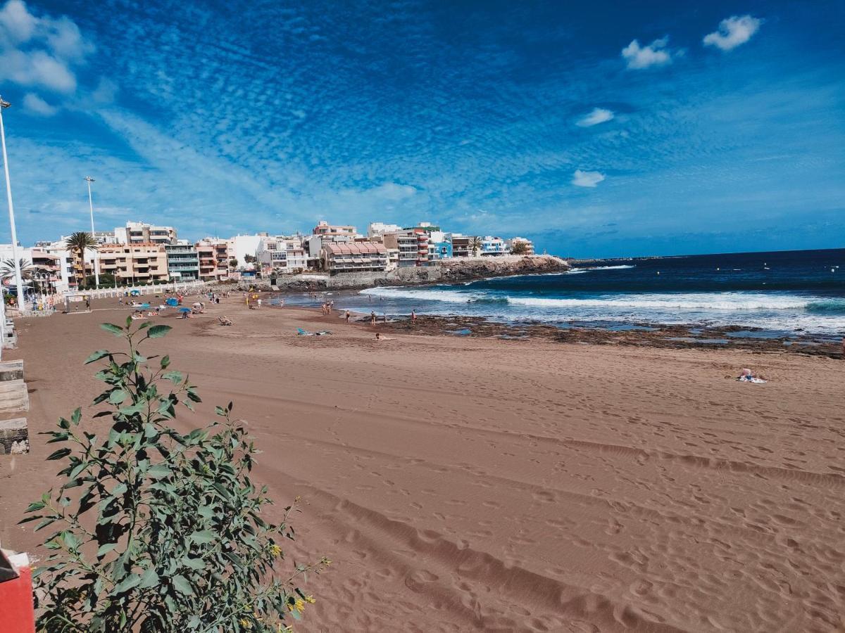 Front Line Beach With Fantastic Terrace. Telde Exterior photo