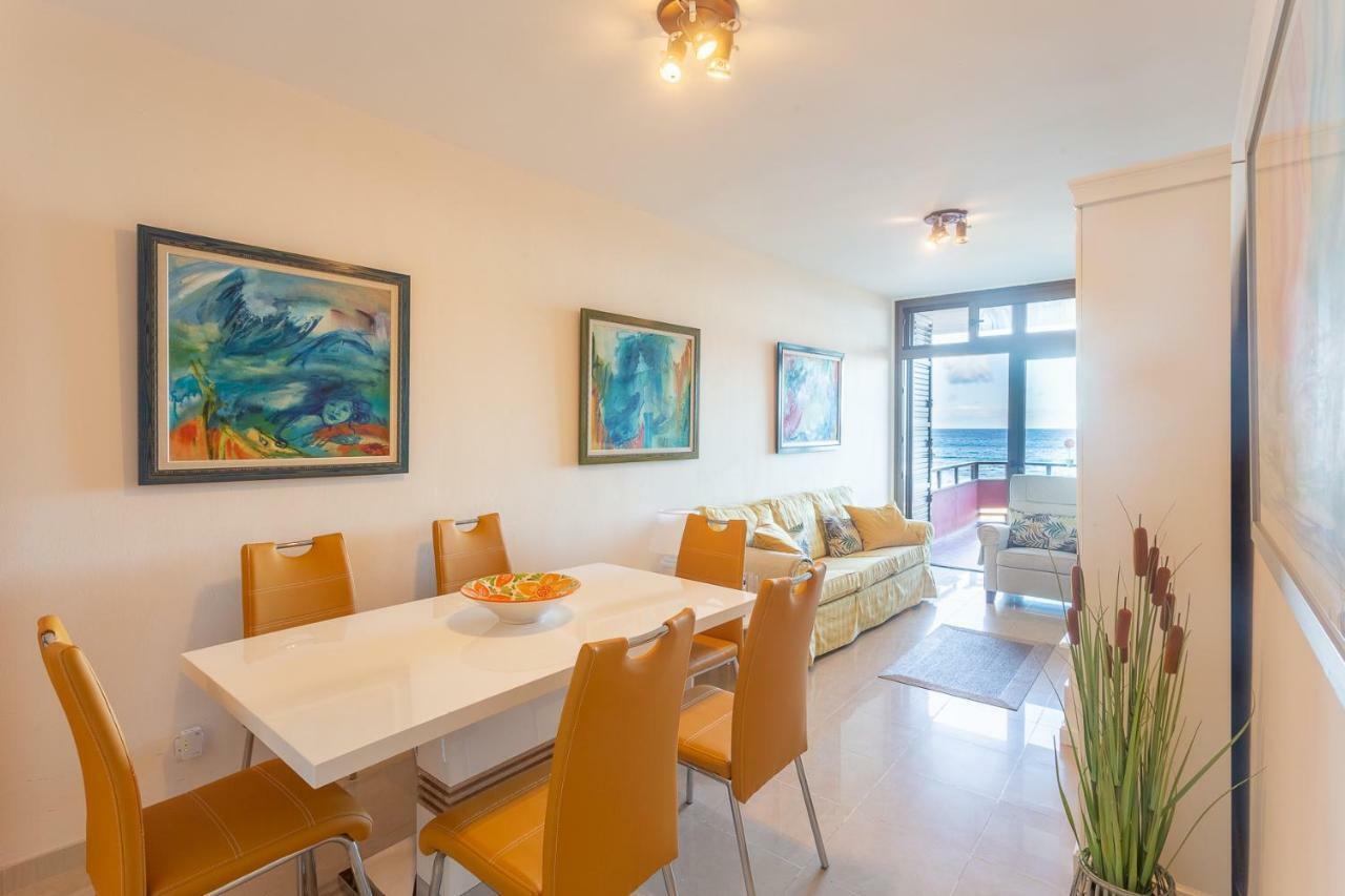 Front Line Beach With Fantastic Terrace. Telde Exterior photo