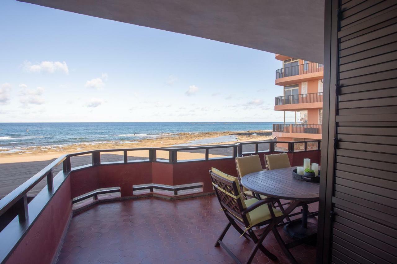 Front Line Beach With Fantastic Terrace. Telde Exterior photo