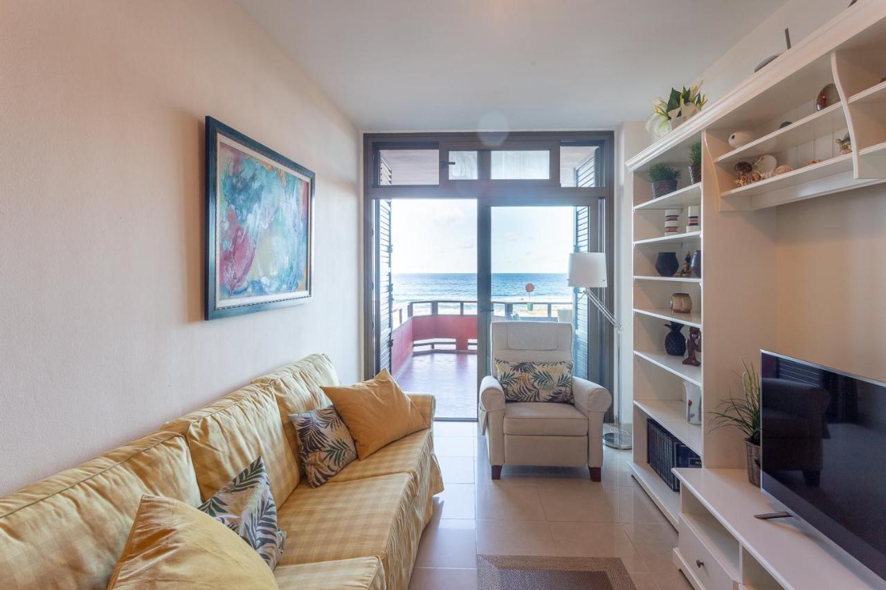 Front Line Beach With Fantastic Terrace. Telde Exterior photo